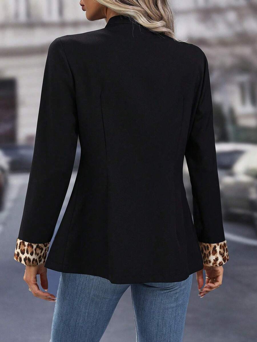 Clasi Ženski sako sa leopard printom