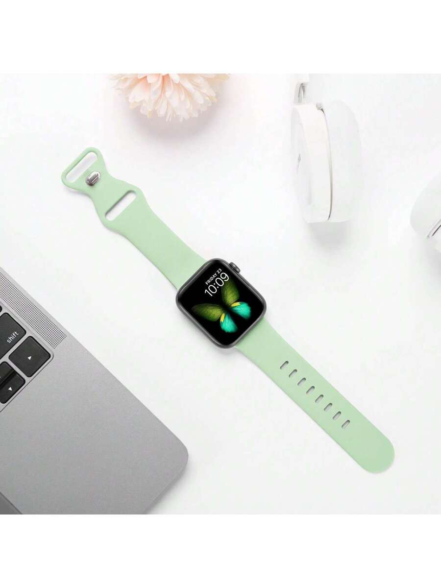Unisex modni ležerni kaiš za sat od silikona , kompatibilan sa Apple Watch 38mm 40mm 41mm 45mm 46mm 44mm 49mm