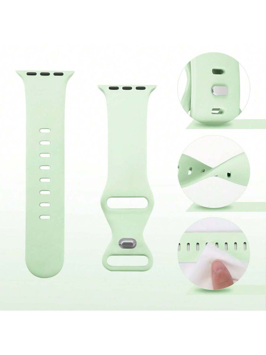 Unisex modni ležerni kaiš za sat od silikona , kompatibilan sa Apple Watch 38mm 40mm 41mm 45mm 46mm 44mm 49mm