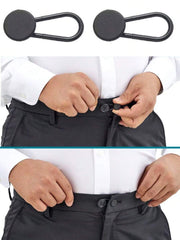 2 komada crnih produžetaka za struk pantalona sa dugmetom