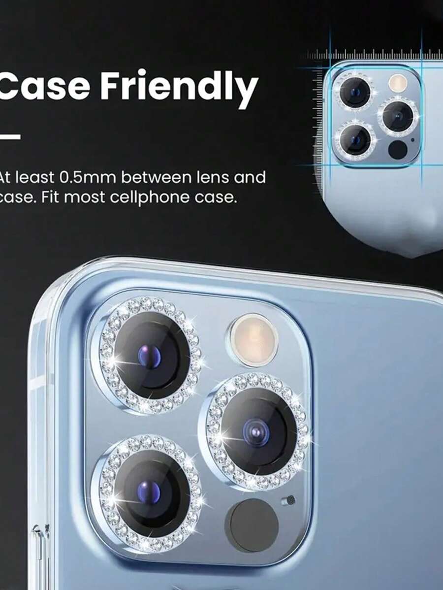 3 kom. zaštitne folije za sočivo kamere, kompatibilne sa Apple 18/18PPro/18Promax/17/17Air/17pro/17promax/16/16pro/16plus/16promax/16 14 Pro 6.1 inča /14 Pro Max 6.7 inča