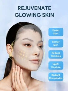 Teckwe LED Face Mask, 7 Colors Light Therapy Mask For Skin Rejuvenation, Brightening & Anti-Aging, At-Home Facial Skin Care Mask