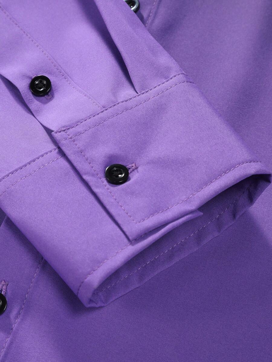 Muška formalna košulja sa dugim rukavima i ombre gradijentom