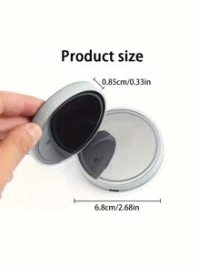 2pcs Car LED Lighting Cup Mats, 7-Color Changing Cup Pads USB Powered Non-Slip Coasters (Cup Mat Diameter Approx. 6.8cm/2.68in, Suitable For Cup Holders Up To 6.8cm) - Please Check Dimensions Before Purchasing