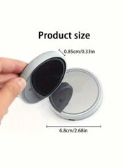 2pcs Car LED Lighting Cup Mats, 7-Color Changing Cup Pads USB Powered Non-Slip Coasters (Cup Mat Diameter Approx. 6.8cm/2.68in, Suitable For Cup Holders Up To 6.8cm) - Please Check Dimensions Before Purchasing