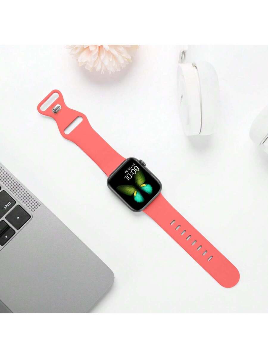Unisex modni ležerni kaiš za sat od silikona , kompatibilan sa Apple Watch 38mm 40mm 41mm 45mm 46mm 44mm 49mm