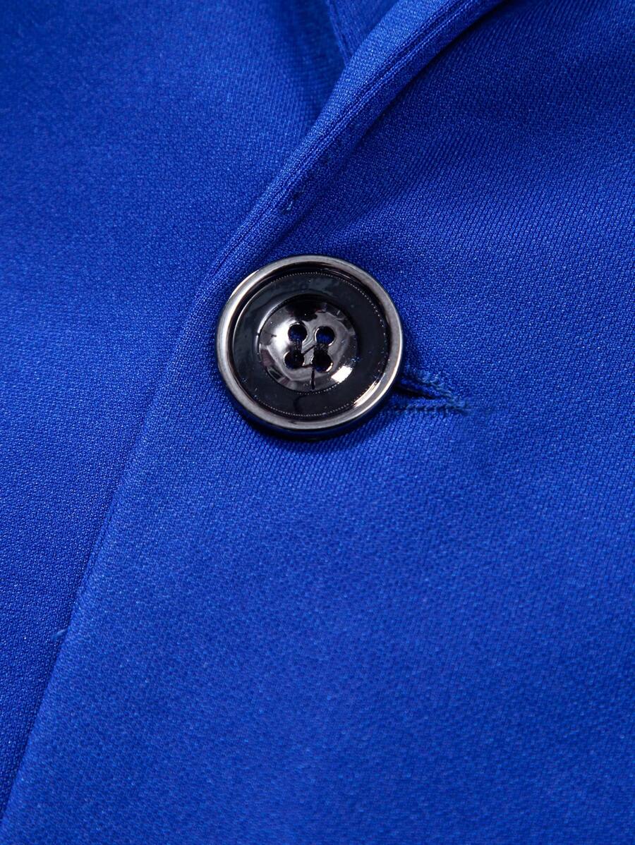 Muški sako sa jednim dugmetom i formalne pantalone za odelo