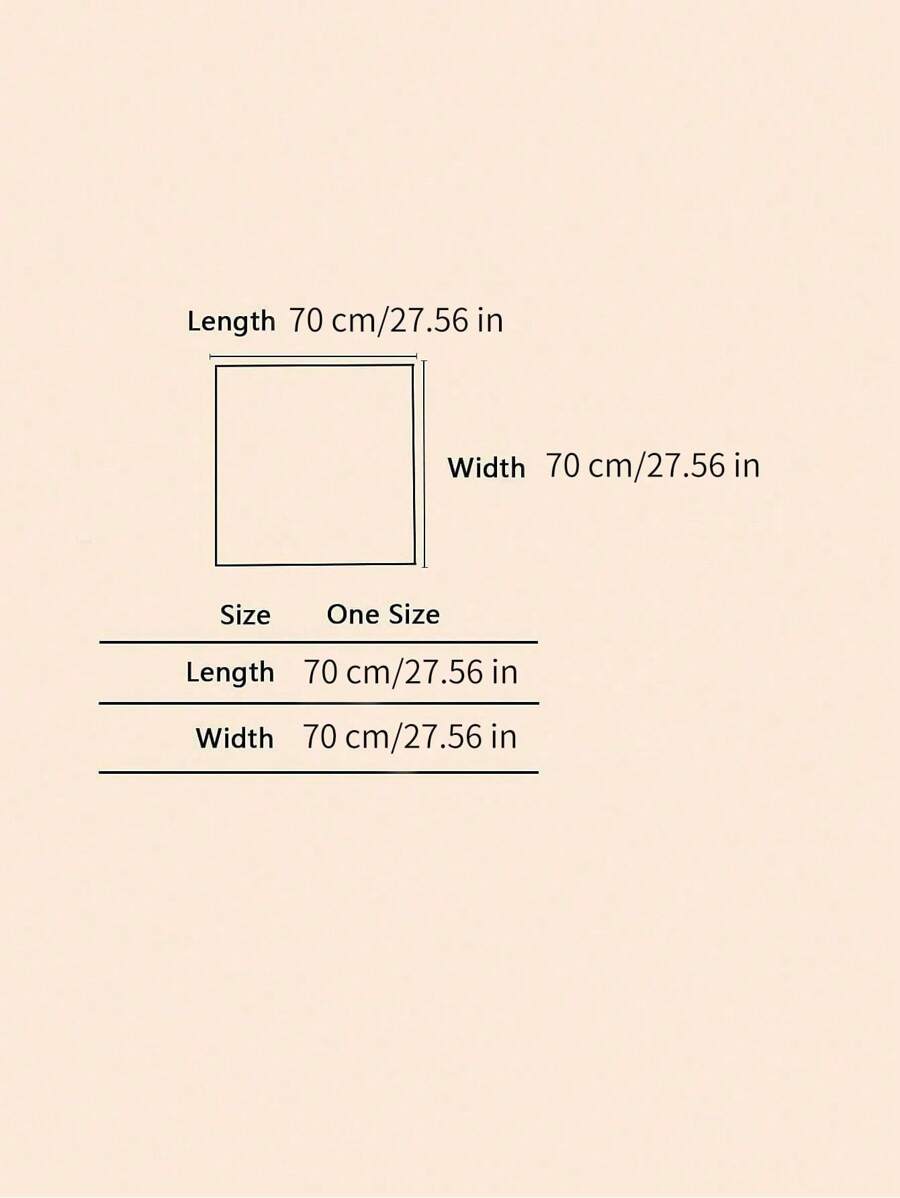 Ženska moderna svestrana marama šal sa printom, 27.6"X27.6", boho ležerni