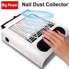 LIMEGIRL 1pc Professional Nail Dust Collector - Strong Vacuum Suction, Suitable For Acrylic Nail Drill And Dust Collection - Ideal For Nail Salons And Home Use