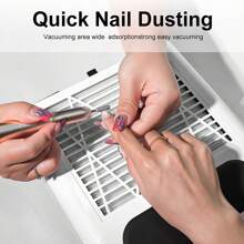 LIMEGIRL 1pc Professional Nail Dust Collector - Strong Vacuum Suction, Suitable For Acrylic Nail Drill And Dust Collection - Ideal For Nail Salons And Home Use