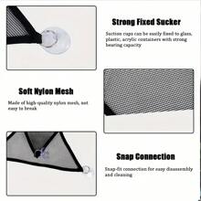Triangle Pet Hammock, Foldable Net Bearded Dragon Hammock With Suction Cups, Soft Breathable Washable Hanging Bed For Small And Large Lizards, Chameleons, Or Reptiles