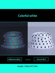 1 par holografskih reflektivnih pertli sa zvezdama