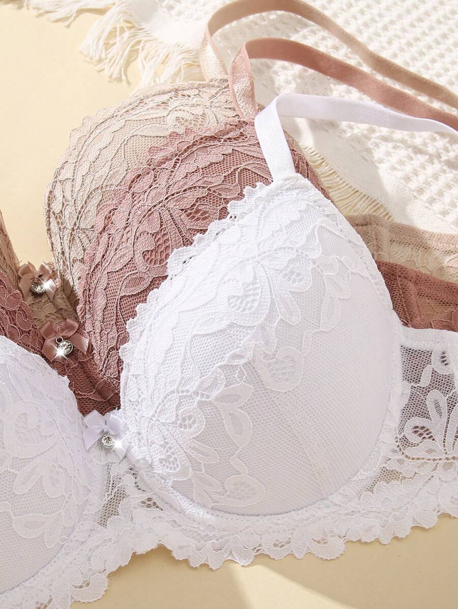 S 5 kom/set romantični grudnjak od čipke