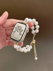 Luksuzna metalna narukvica za sat za žene u zlatnoj boji sa lancem, odgovara za 38/40/41/44/45/49/42/46 mm za Apple Watch S11/SE3/Ultra3/Ultra/SE/SE2/10/9/8/7/6/5/4/3/2/1