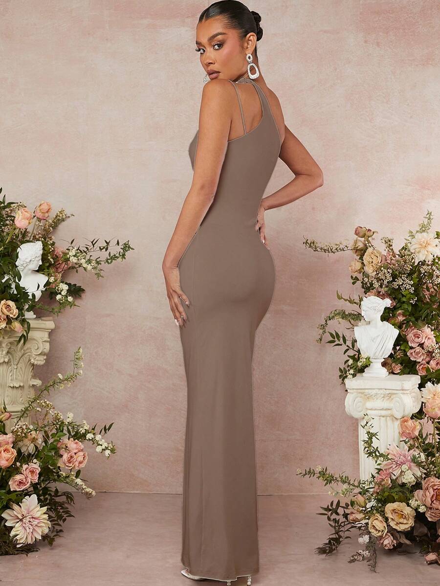 L'Amorae Halter Haljina sa Izrezom