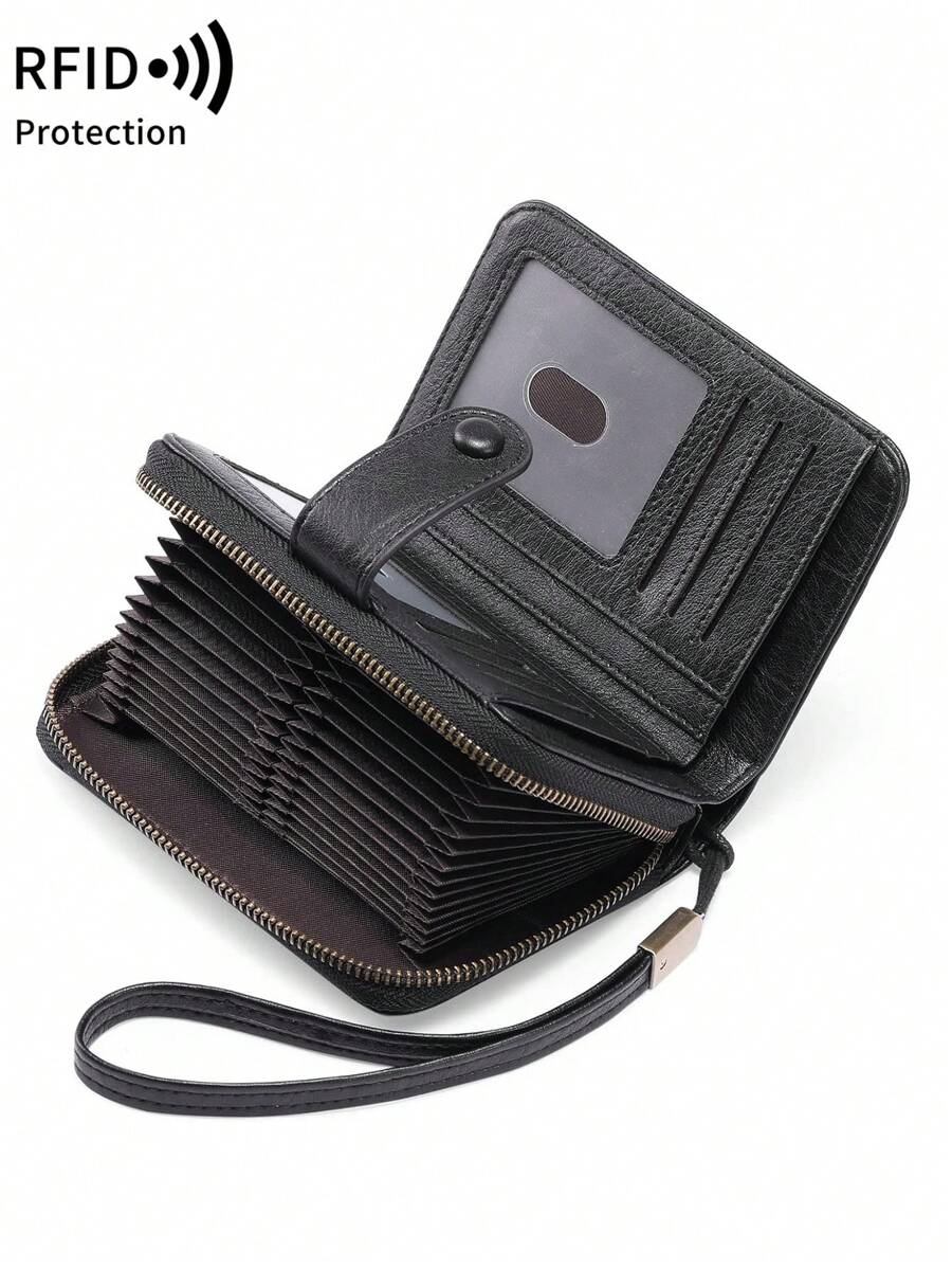 Kratki novčanik sa RFID zaštitom – vintage