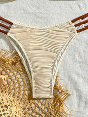 Jednobojni bikini set za žene