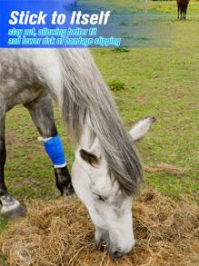2/3/4 Packs Self-Adhesive Bandages, Breathable Elastic Self-Adhesive Bandages Suitable For Dogs, Cats, Horses, Birds, Fingers, Toes, Includes Tape And Gauze