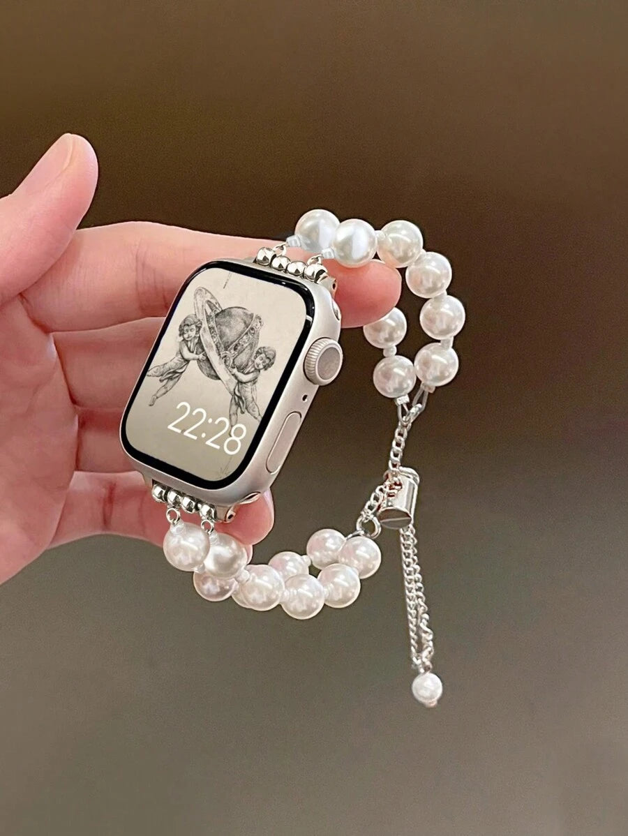 Luksuzna metalna narukvica za sat za žene u zlatnoj boji sa lancem, odgovara za 38/40/41/44/45/49/42/46 mm za Apple Watch S11/SE3/Ultra3/Ultra/SE/SE2/10/9/8/7/6/5/4/3/2/1