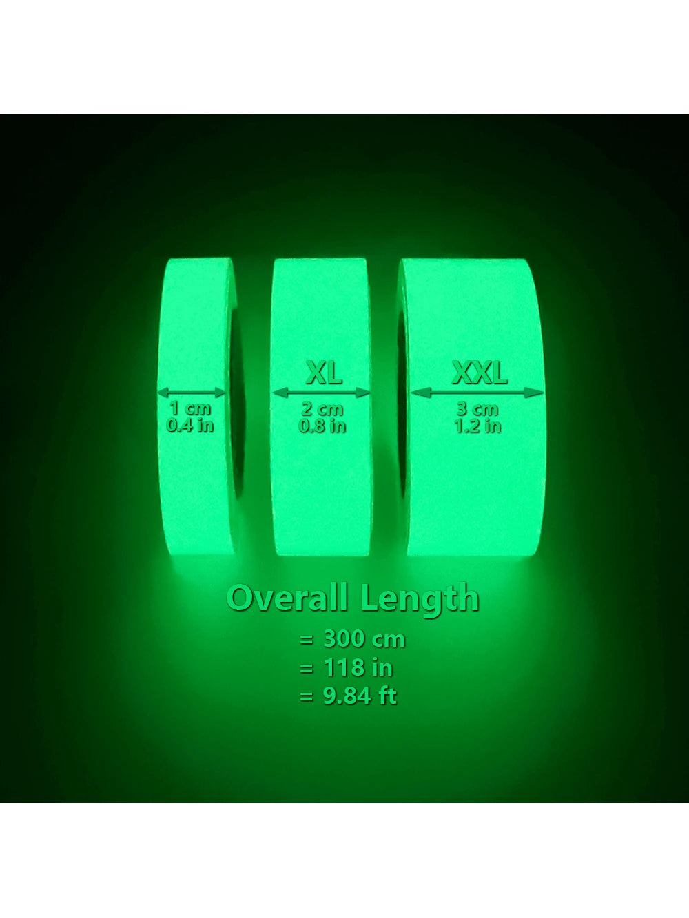 Luminescentna fluorescentna traka za dekoraciju i označavanje