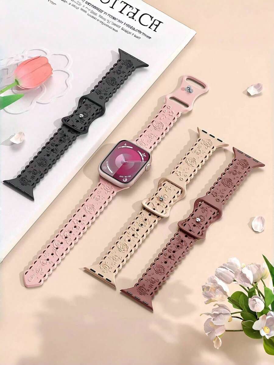 2 komada narukvice za sat sa leopard printom i gravurom, kompatibilna sa Apple Watch 49mm 46mm 45mm 44mm 42mm 41mm 40mm 38mm