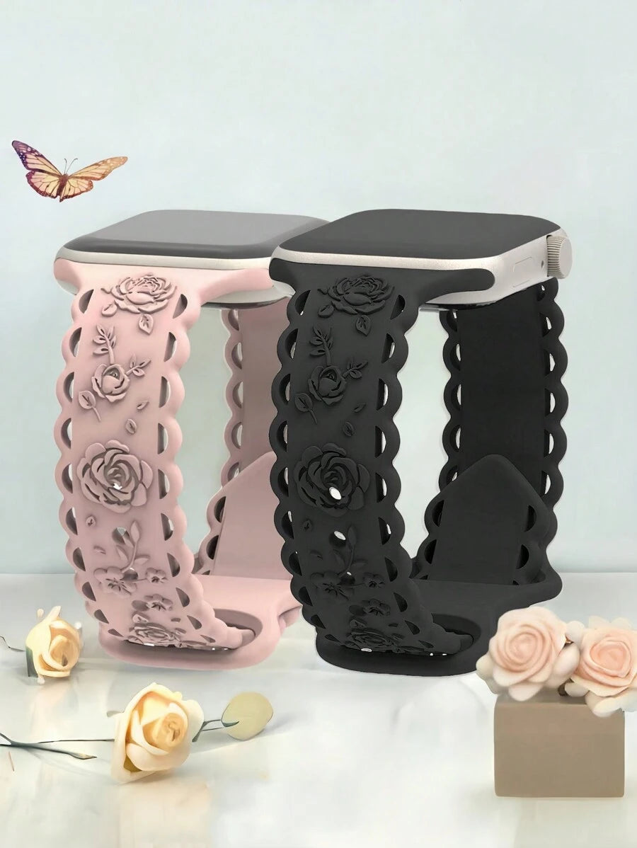 2 komada narukvice za sat sa leopard printom i gravurom, kompatibilna sa Apple Watch 49mm 46mm 45mm 44mm 42mm 41mm 40mm 38mm