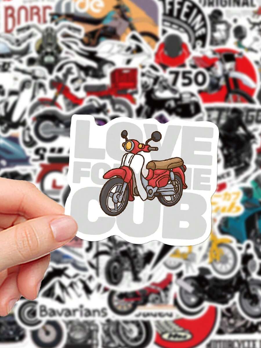 50 komada vintage nalepnica motocikli , vodootporne