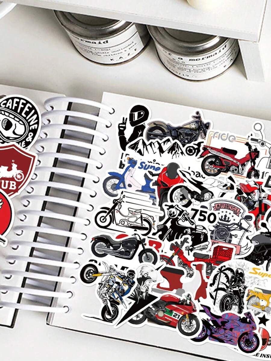 50 komada vintage nalepnica motocikli , vodootporne