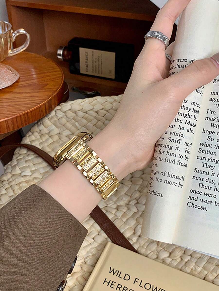 Narukvica za Apple Watch, uniseks, sjajna modna narukvica kompatibilna sa Apple Watch 38mm 40mm 41mm 42mm 45mm 46mm 49mm, Series 10/9/8/7/6/5/4/3/2/1/SE/Ultra, podesiva