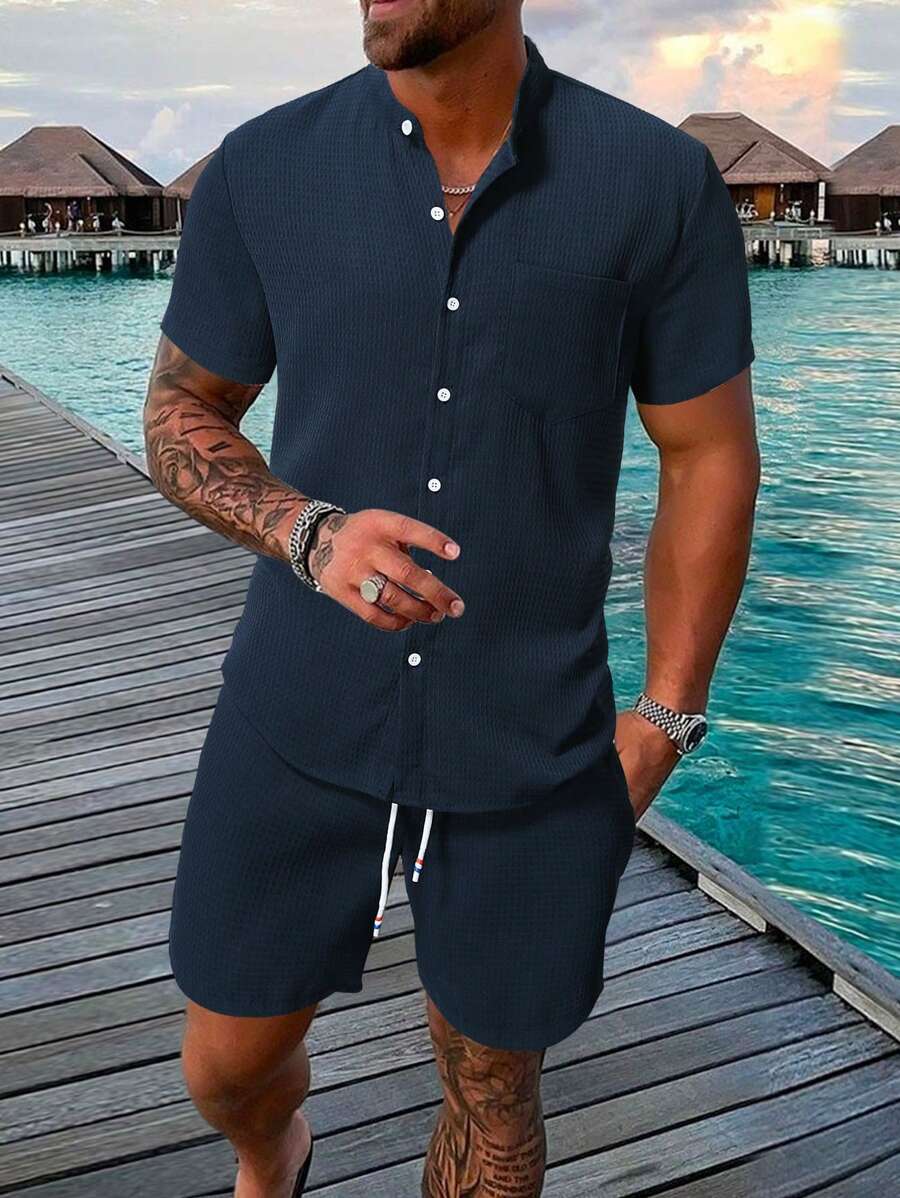 Muški ležerni set ,košulje kratkih rukava i šorts