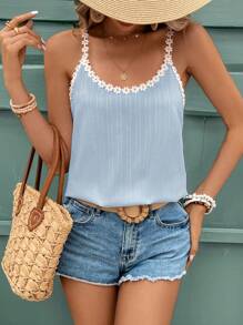 SHEIN Frenchy Daisy Camisole Tank Top
