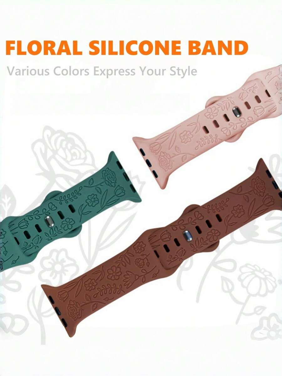 2 komada narukvice za sat sa leopard printom i gravurom, kompatibilna sa Apple Watch 49mm 46mm 45mm 44mm 42mm 41mm 40mm 38mm