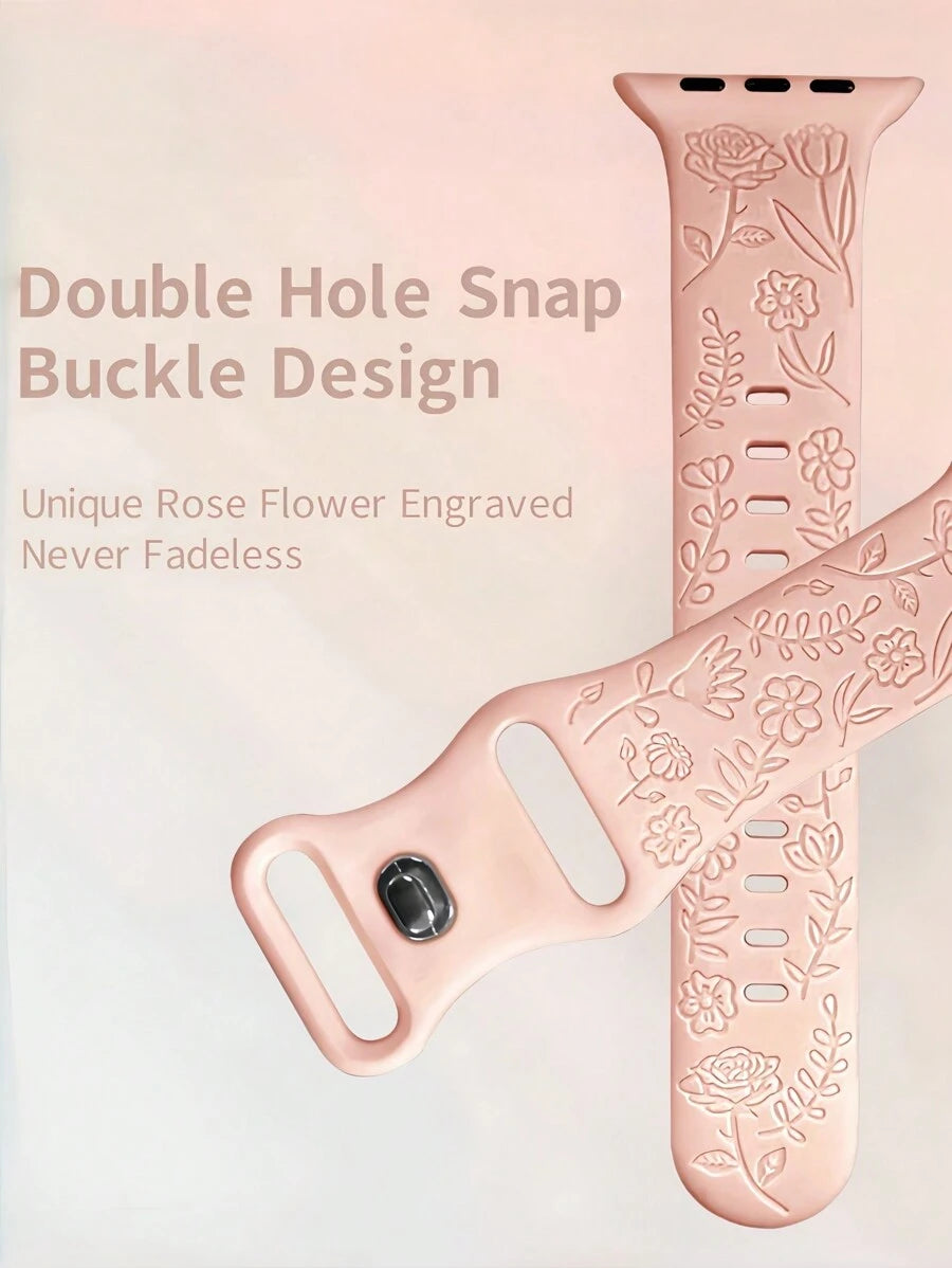 2 komada narukvice za sat sa leopard printom i gravurom, kompatibilna sa Apple Watch 49mm 46mm 45mm 44mm 42mm 41mm 40mm 38mm