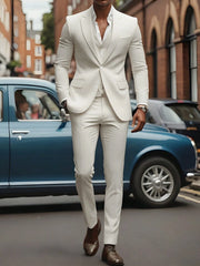 Muško formalno odelo od blejzera  i elegantnih pantalona sa džepovima