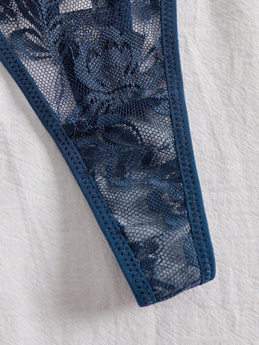 5 kom/pakovanje seksi ženske gaćice G-string od čipke, prozračne i udobne