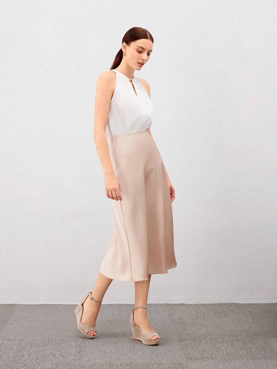 Ženske sandale sa kaišem oko gležnja i otvorenom prstom, elegantne platforme