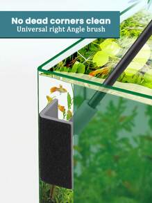 5-In-1 Aquarium Cleaning Kit: Fish Tank Brush, Algae Scraper, Gravel Cleaner, Fish Net