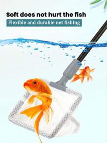 5-In-1 Aquarium Cleaning Kit: Fish Tank Brush, Algae Scraper, Gravel Cleaner, Fish Net