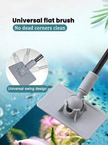 5-In-1 Aquarium Cleaning Kit: Fish Tank Brush, Algae Scraper, Gravel Cleaner, Fish Net
