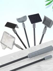5-In-1 Aquarium Cleaning Kit: Fish Tank Brush, Algae Scraper, Gravel Cleaner, Fish Net