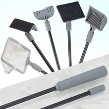 5-In-1 Aquarium Cleaning Kit: Fish Tank Brush, Algae Scraper, Gravel Cleaner, Fish Net