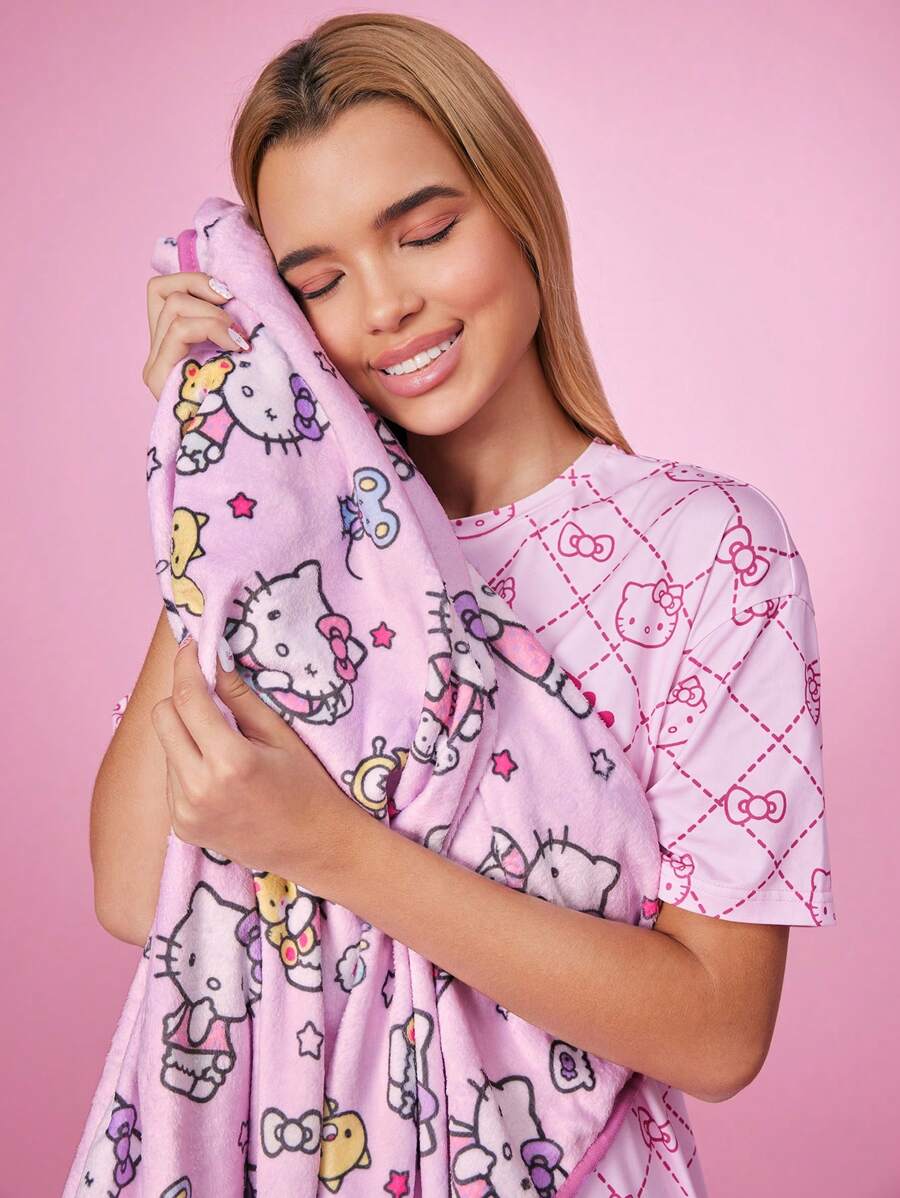 TOM & JERRY 1 kom sivo flanelirano debelo ćebe sa crtanim grafičkim motivom, mekano i toplo