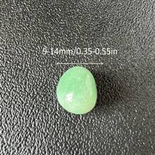 100g High Quality Natural Smooth Green Donglinggun Pebbles, Suitable For Succulent Planters, Cacti, Bonsai, Vase Filler, Potted Plants, Aquarium And Glass Containers. Ideal For Home Decor And Creative Indoor/Outdoor Design.
