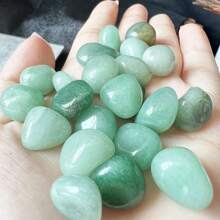 100g High Quality Natural Smooth Green Donglinggun Pebbles, Suitable For Succulent Planters, Cacti, Bonsai, Vase Filler, Potted Plants, Aquarium And Glass Containers. Ideal For Home Decor And Creative Indoor/Outdoor Design.