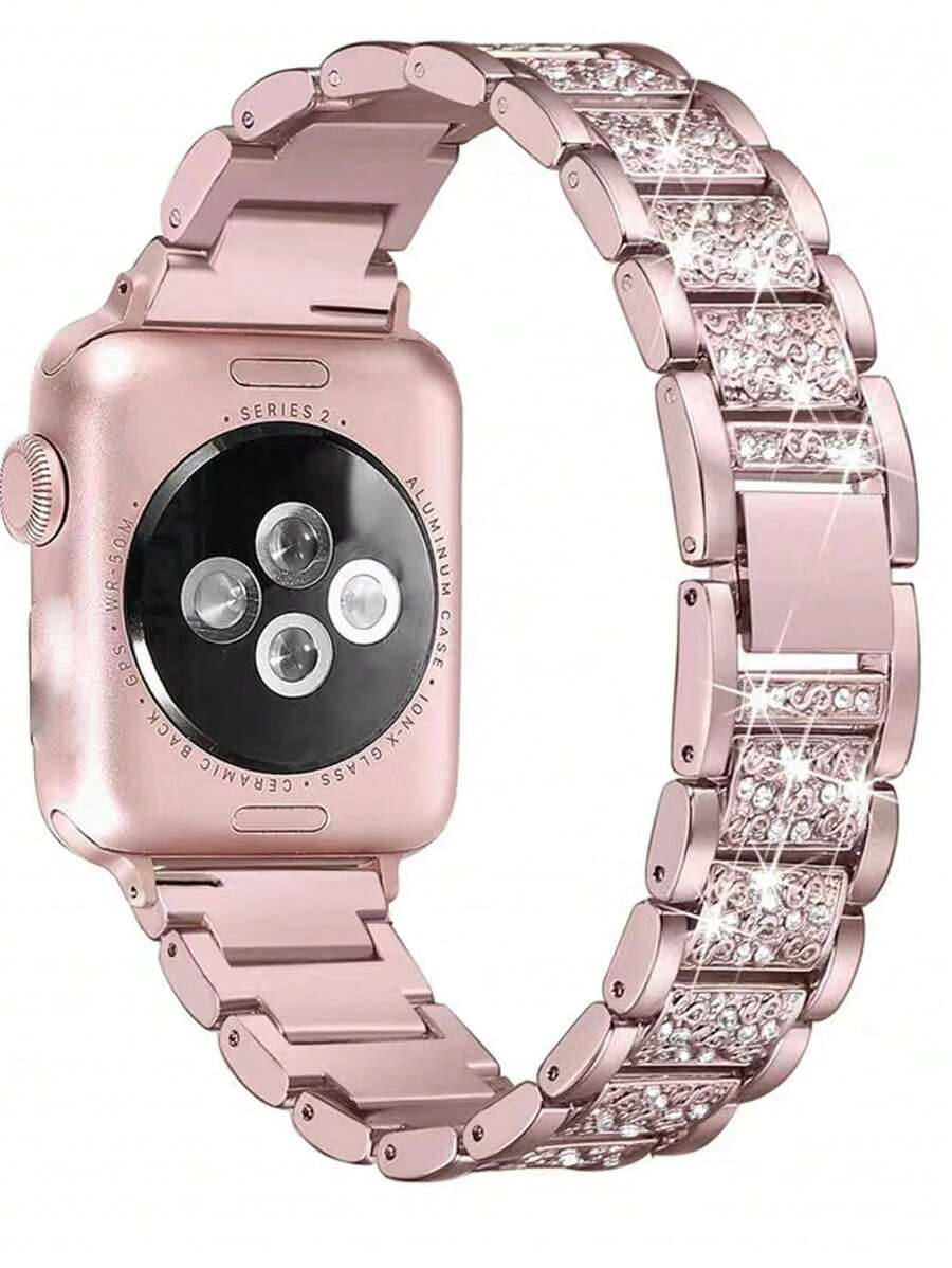 Narukvica za Apple Watch, uniseks, sjajna modna narukvica kompatibilna sa Apple Watch 38mm 40mm 41mm 42mm 45mm 46mm 49mm, Series 10/9/8/7/6/5/4/3/2/1/SE/Ultra, podesiva