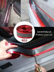 Car Door Sill Anti-Scratch Sticker And Car Bumper Anti-Collision Sticker With Carbon Fiber Pattern 5*100cm/1 Roll