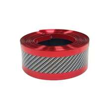 Car Door Sill Anti-Scratch Sticker And Car Bumper Anti-Collision Sticker With Carbon Fiber Pattern 5*100cm/1 Roll