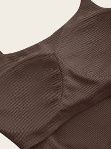 SHEIN LUNE Back Metal Buckle Strap Camisole