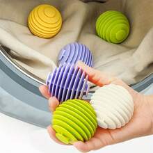 Reusable Anti-Static Laundry Balls - Softens & Fluffs Clothes, Reduces Wrinkles And Static, Fabric Softener Alternative For Washing Machine