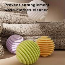 Reusable Anti-Static Laundry Balls - Softens & Fluffs Clothes, Reduces Wrinkles And Static, Fabric Softener Alternative For Washing Machine